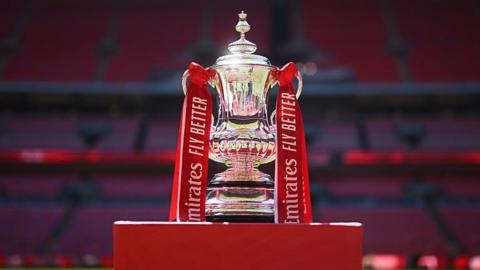The FA Cup trophy