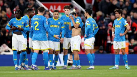 Wolves players dejected