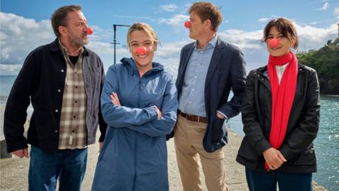 Sally Bretton, Lee Mack, Kris Marshall and Zahra Ahmadi