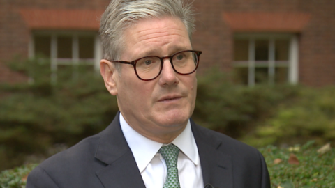 The Prime Minister Sir Keir Starmer in an interview with 鶹Լ South East