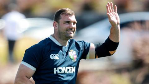 Tadhg Beirne in Lions training