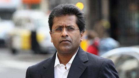 LONDON, ENGLAND - MARCH 05: Lalit Modi, a former Commissioner of Indian Premier League cricket, arrives at the High Court on March 5, 2012 in London, England. Ex-New Zealand cricketer Chris Cairns is suing Mr Modi for libel after a tweet by Mr Modi in January 2010 alleged that Mr Cairns was involved in match fixing. (Photo by Oli Scarff/Getty Images)