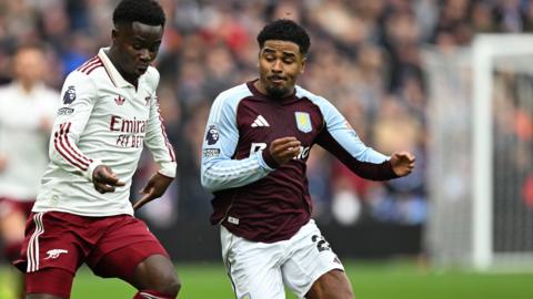 Premier League: Arsenal have goal disallowed at Aston Villa as teams search for breakthrough