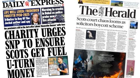 Front pages
