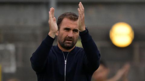 Torquay United manager Paul Wotton 