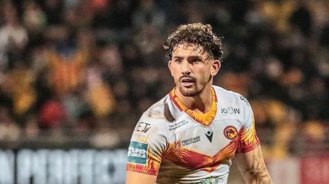 Arthur Romano playing for Catalan Dragons