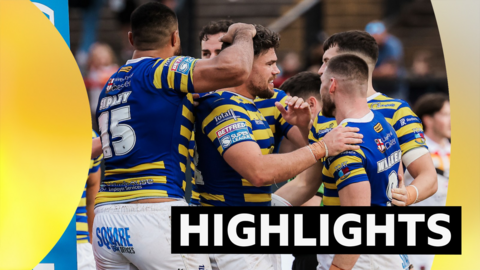 Warrington celebrate against Bradford
