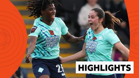 Freya Godfrey celebrates scoring a goal