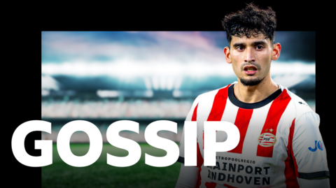 Ricardo Pepi and the BBC Sport Gossip logo