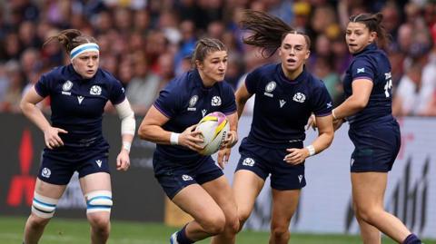 Scotland thrashed Wales in their Group A opener in Salford