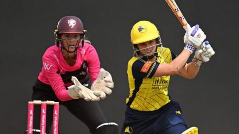 Rhianna Southby batting her way to a half century