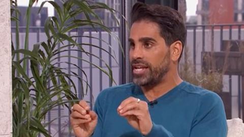 Dr Ranj speaking in the Morning Live studio
