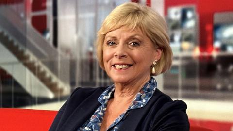 Louise Priest in the BBC Look East studio