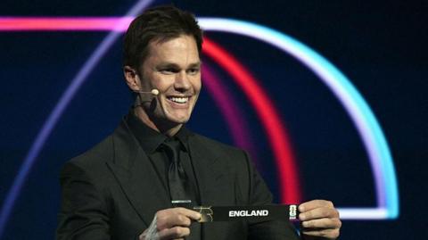 Tom Brady at World Cup draw