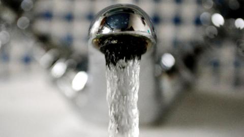 Water coming from tap