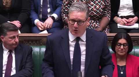 Keir Starmer speaks in the House of Commons