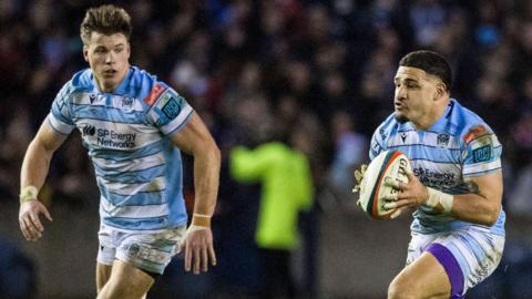 Glasgow Warriors centres Huw Jones and Sione Tuipulotu