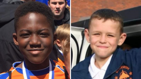 Kobbie Mainoo and Phil Foden