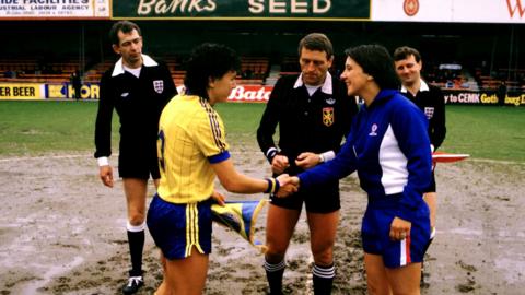 The first European Competition for Women's Football, 1982