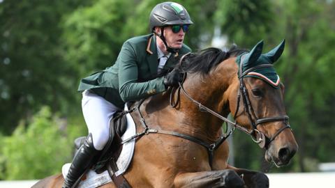 Daniel Coyle and his horse, Legacy