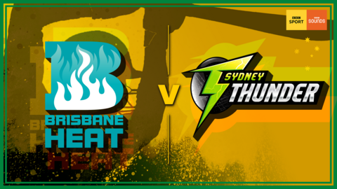 Brisbane Heat v Sydney Thunder badge graphic