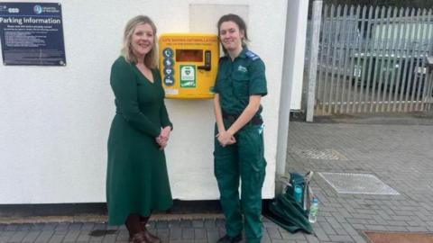 Professor Sally Moyle and Amy Shadbolt