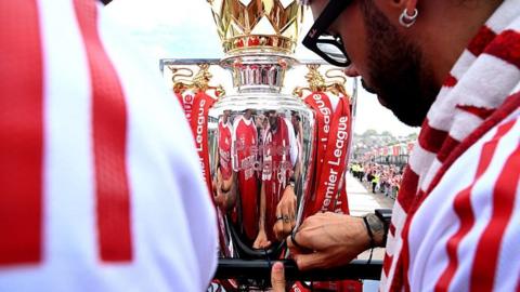 Premier League trophy