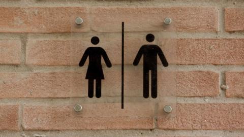 Toilet sign