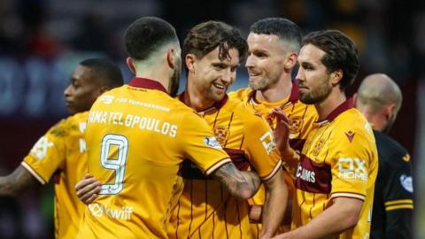 Motherwell celebrate