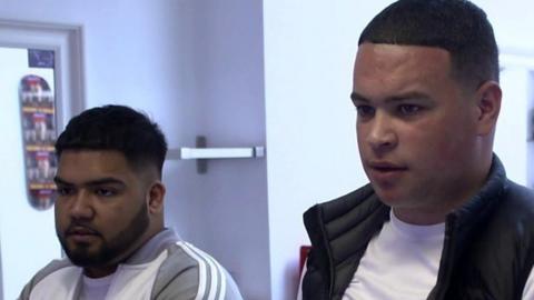 Two Welsh victims of knife crime talk about the incident when they were attacked