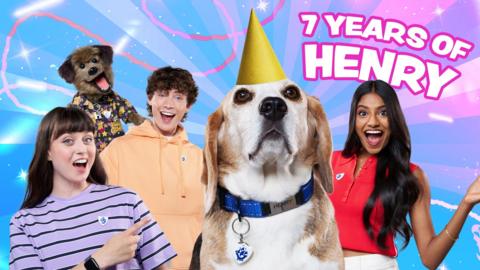 Henry's 7th Anniversary on Blue Peter.