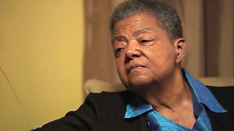 Elizabeth Eckford, one of the 'Little Rock Nine'