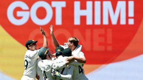 Australia celebrate