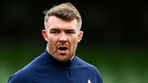 Peter O'Mahony pictured at Ireland's captain run