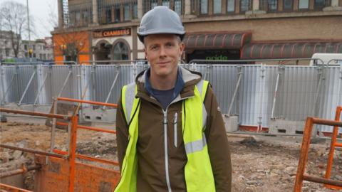 Gloucester City Council archaeologist Andrew Armstrong