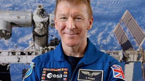 British astronaut Tim Peake