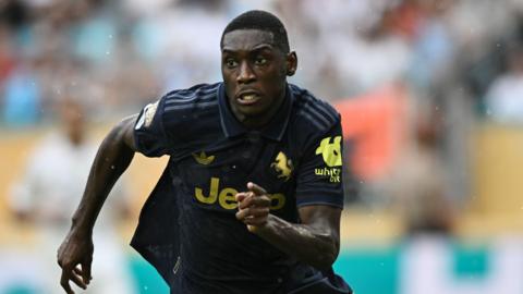 Randal Kolo Muani in action for Juventus at the Club World Cup
