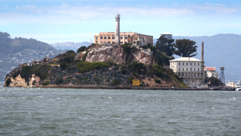 Alcatraz prison island