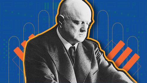 Sibelius on colourful background