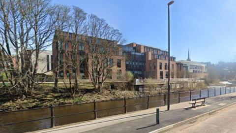 A general view of Framwellgate waterside