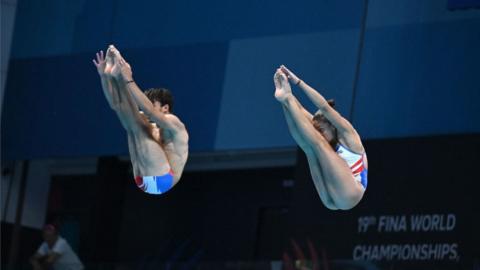 France's Jules Bouyer and Nais Gillet of France