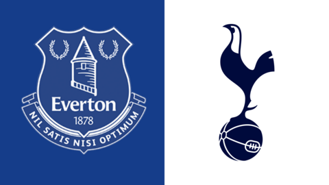 Everton vs Tottenham fixture graphic