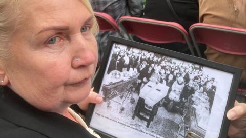 Families attended the memorial in Dublin