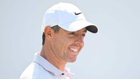 Rory McIlroy pictured ahead of the Truist Championship in Philadelphia