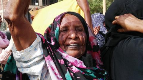 sudan protester