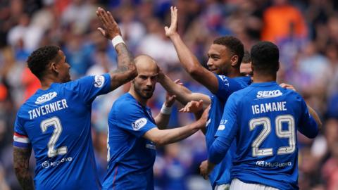 Rangers celebrate
