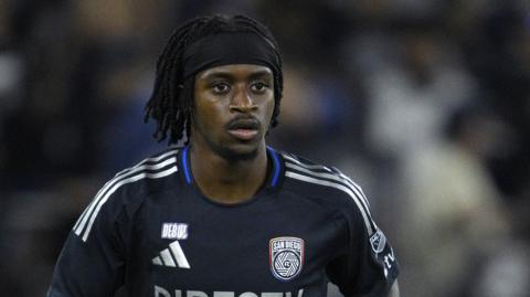 Leo Duru in action for San Diego FC