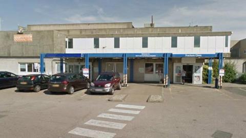 A google street view of the entrance to Kent & Canterbury Hospital