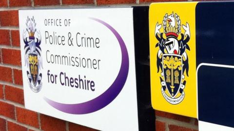 sign of Cheshire PCC office