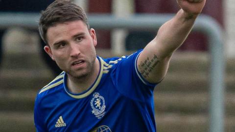 Cove Rangers' scorer Morgyn Neill celebrates